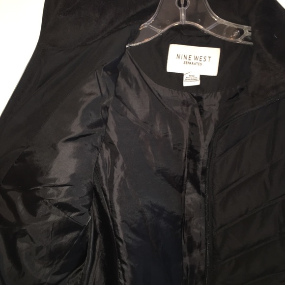Nine West Black Puffer Coat - Picture 4 of 5